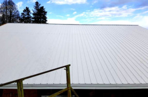White Metal Roof